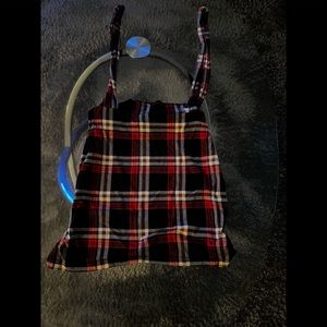 Woman’s  plaid skirt